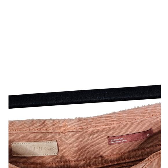 Anthropologie Pilcro 28 The Wanderer Faded Pink Patchwork Hippie Pant Boho - Picture 2 of 5